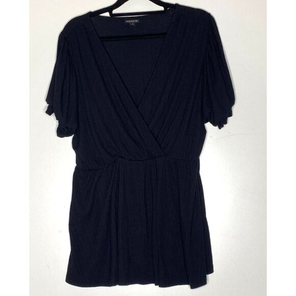 Torrid Ribbed Surplice Peplum Y2K Top Women's Plus Size 2XL - Picture 10 of 10